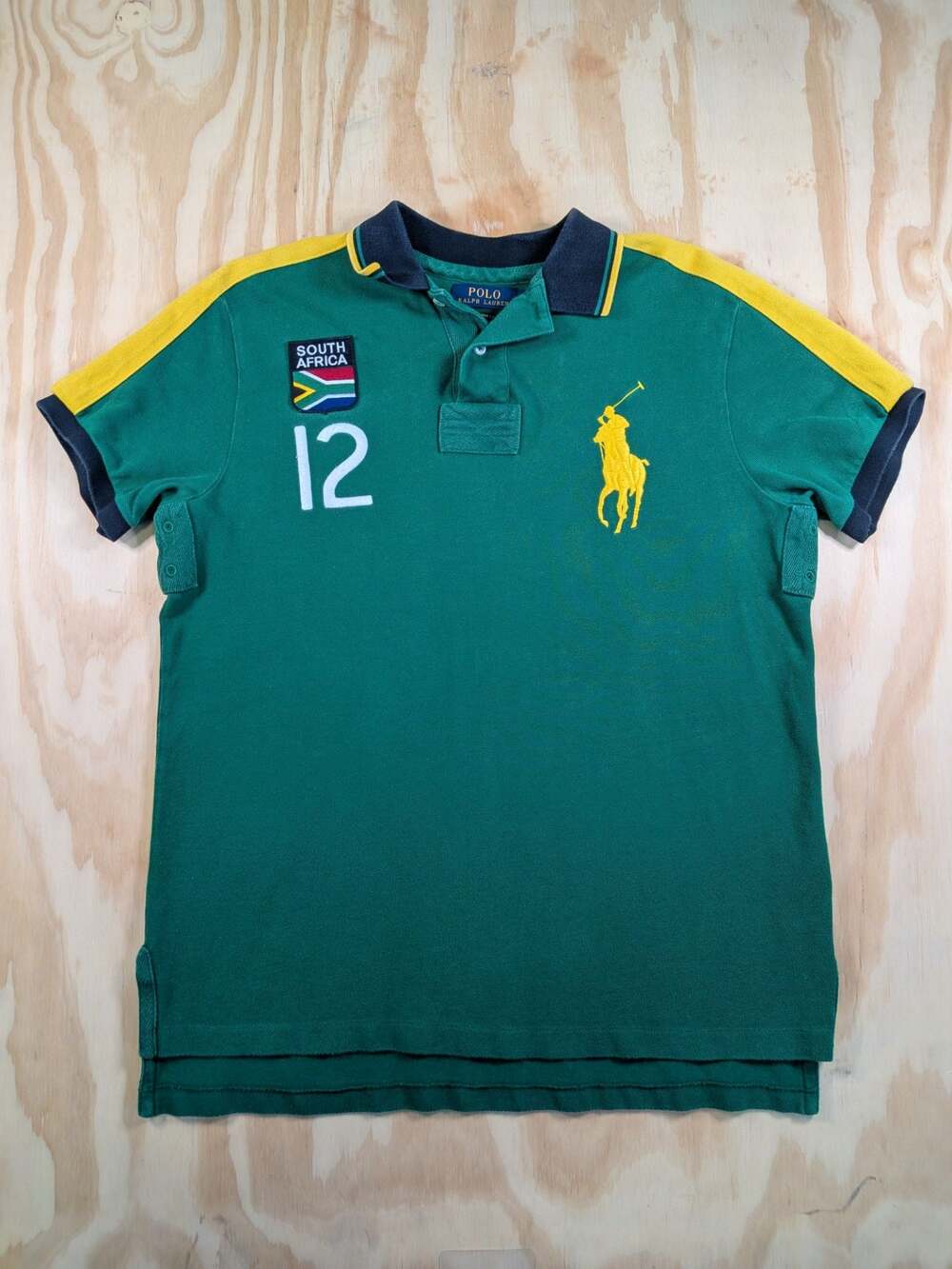 Polo Ralph Lauren Big Pony South Africa Custom Fit Polo Shirt Green Size M
